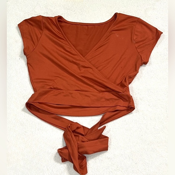 Rust Orange Women's Top - Picture 2 of 2